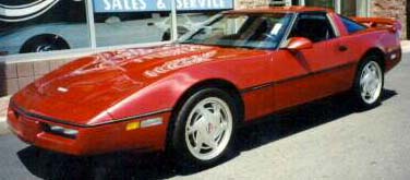 1989 Red Coupe